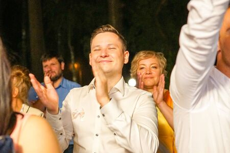 Modern Ukrainian Wedding Kovel Ukraine 08.11.2018のeditorial素材