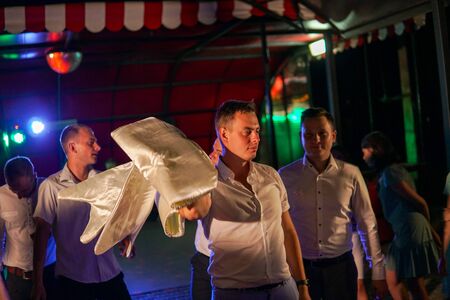 Modern Ukrainian Wedding Kovel Ukraine 08.11.2018のeditorial素材