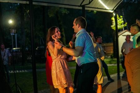 Modern Ukrainian Wedding Kovel Ukraine 08.11.2018のeditorial素材