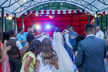 Modern Ukrainian Wedding Kovel Ukraine 08.11.2018のeditorial素材