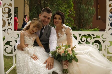 Modern Ukrainian Wedding Kovel Ukraine 08.11.2018のeditorial素材