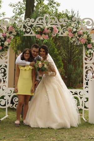 Modern Ukrainian Wedding Kovel Ukraine 08.11.2018のeditorial素材