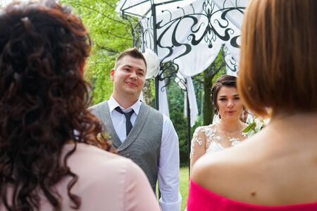 Modern Ukrainian Wedding Kovel Ukraine 08.11.2018のeditorial素材