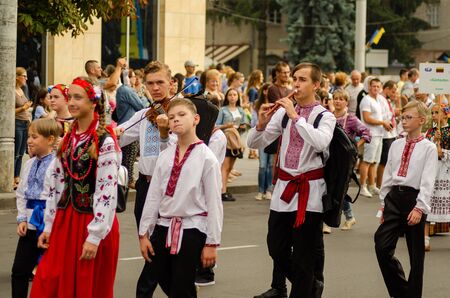Closing of the festival "Polissya Summer with Folklore Lutsk Ukraine" 25.08.2018のeditorial素材