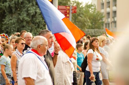 Closing of the festival "Polissya Summer with Folklore Lutsk Ukraine" 25.08.2018.のeditorial素材