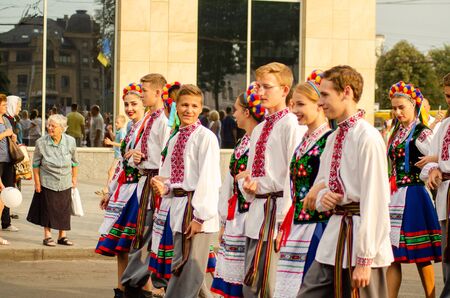 Closing of the festival "Polissya Summer with Folklore Lutsk Ukraine" 25.08.2018.のeditorial素材
