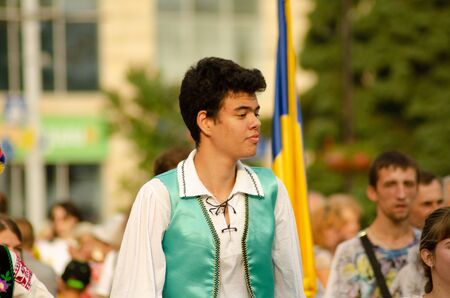 Closing of the festival "Polissya Summer with Folklore Lutsk Ukraine" 25.08.2018のeditorial素材