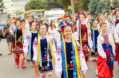 Closing of the festival "Polissya Summer with Folklore Lutsk Ukraine" 25.08.2018.のeditorial素材