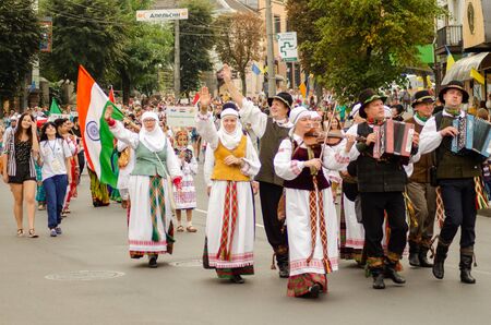 Closing of the festival "Polissya Summer with Folklore Lutsk Ukraine" 25.08.2018.のeditorial素材