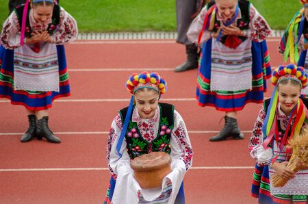 Closing of the festival "Polissya Summer with Folklore Lutsk Ukraine" 25.08.2018.のeditorial素材