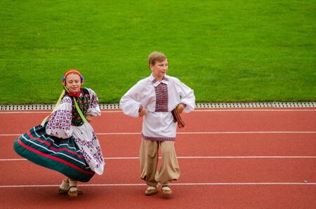 Closing of the festival "Polissya Summer with Folklore Lutsk Ukraine" 25.08.2018.のeditorial素材
