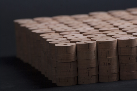 Cork for making fishing rodsの写真素材