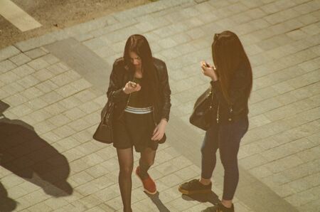 City Life Traffic of people on the street, Lutsk Ukraine 19-05-2018のeditorial素材