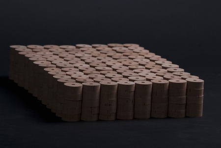 Cork for making fishing rodsの写真素材