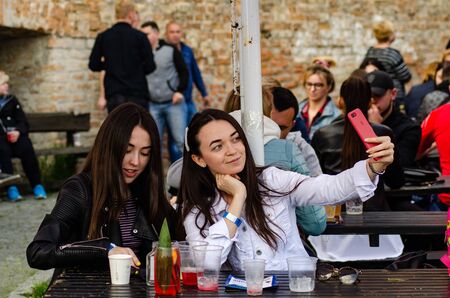 Festival of street food "Food Fest" Lutsk Ukraine 11-05-19.のeditorial素材