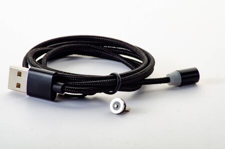 Magnetic mobile cable charging cord.