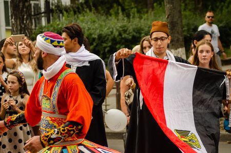 Closing of the festival "Polissya Summer with Folklore Lutsk Ukraine" 25.08.2018のeditorial素材