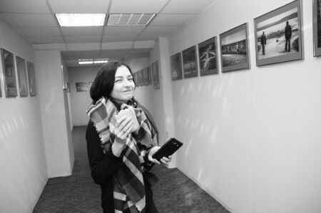 photo exhibition of Lutsk photo artists. Rivne Ukraine 02/22/2018のeditorial素材