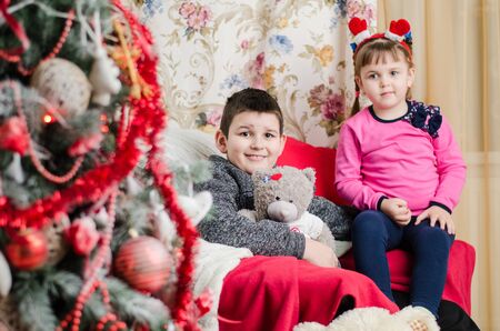 Cheerful friends toasting at New Year's midnight. 08.02.2017 Lutsk, Ukraineのeditorial素材