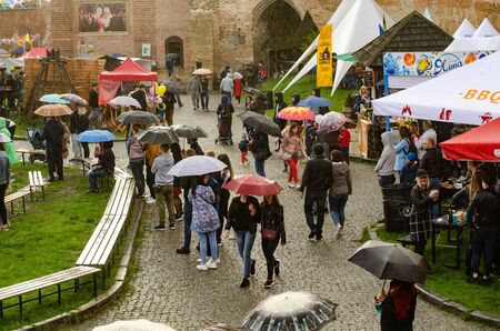 Festival of street food "Food Fest" Lutsk Ukraine 11-05-19.のeditorial素材