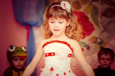 New Year's Eve, kindergarten Malvin, Lutsk Ukraine 05/03/2014.のeditorial素材