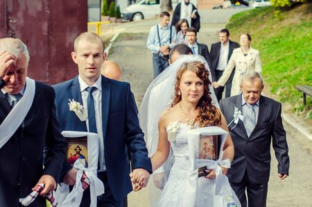 Ukrainian Wedding Ukraine Lutsk 24.10.2014のeditorial素材