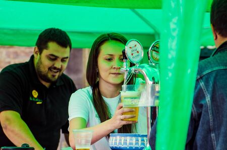 Volyn princess beauty pageant Ukraine Lutsk. 23/07/2015のeditorial素材