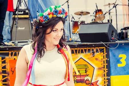 Bridal Parade, Lutsk Ukraine 29/06/2014.のeditorial素材