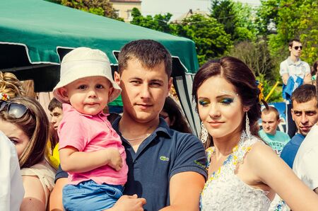 Bridal Parade, Lutsk Ukraine 29/06/2014.のeditorial素材