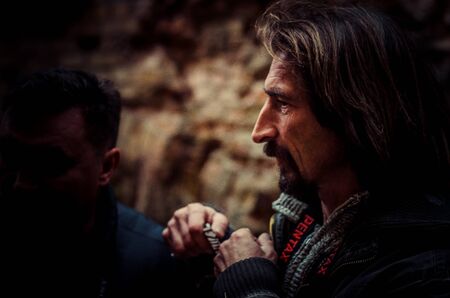 halloween photo shooter, Tarakan Fort in Dubno Ukraine 01/11/2014のeditorial素材