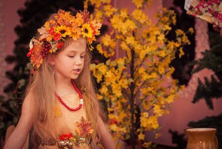 Autumn holiday, Malvin kindergarten, Lutsk Ukraine 18/10/2013.のeditorial素材