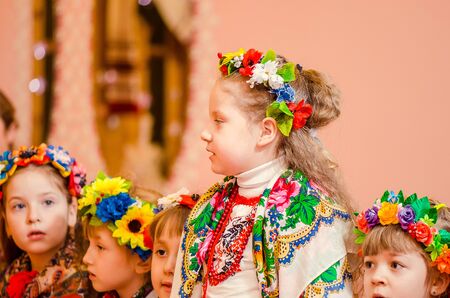 Ukrainian Evenings, Malvin Kindergarten, Lutsk Ukraine 28/01/2015.のeditorial素材