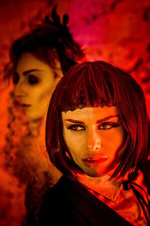 halloween photo shooter, Tarakan Fort in Dubno Ukraine 01/11/2014のeditorial素材