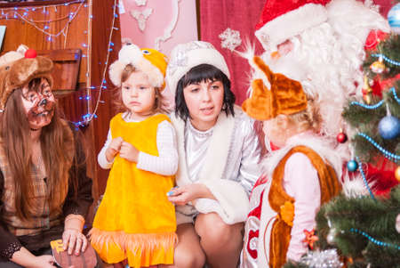 New Years morning in kindergarten editorial reportage Lutsk 21.12.2015のeditorial素材