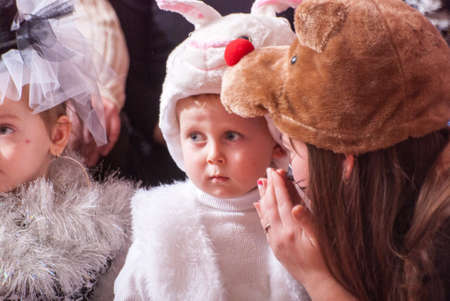 New Years morning in kindergarten editorial reportage Lutsk 21.12.2015のeditorial素材