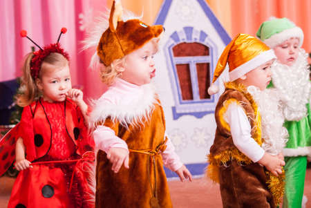 New Years morning in kindergarten editorial reportage Lutsk 21.12.2015のeditorial素材
