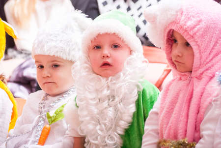 New Years morning in kindergarten editorial reportage Lutsk 21.12.2015のeditorial素材