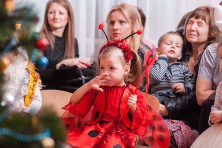 New Years morning in kindergarten editorial reportage Lutsk 21.12.2015のeditorial素材