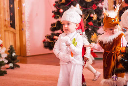 New Years morning in kindergarten editorial reportage Lutsk 21.12.2015のeditorial素材