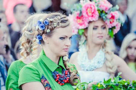 Volyn princess beauty pageant Ukraine Lutsk. 23/07/2015のeditorial素材