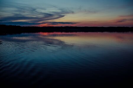 sunrise in the sea.