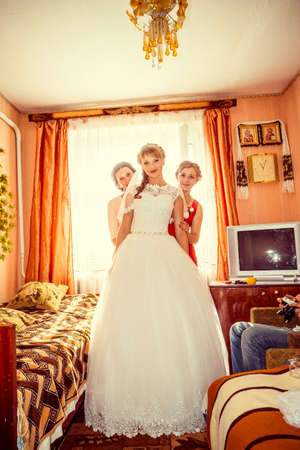 Ukrainian traditional wedding Lutsk Ukraine 28.10.2016.のeditorial素材