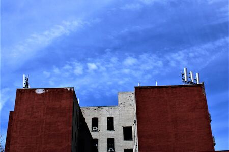architectural photo in an urban area in the Bronx new york