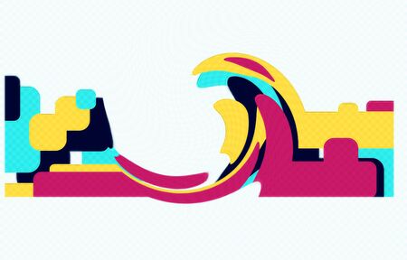 abstract illustration colorful background