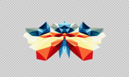 abstract illustration geometric backgroundの写真素材