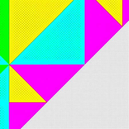 abstract illustration geometric multicolored backgroundの写真素材