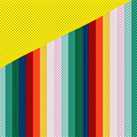 abstract illustration geometric multicolored backgroundの写真素材