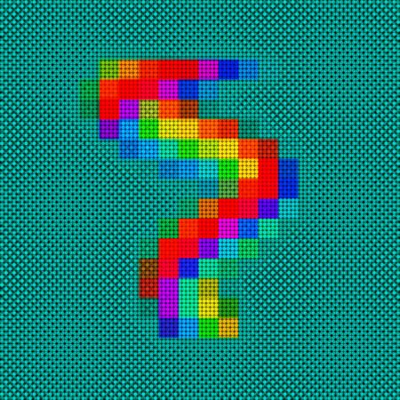 abstract illustration geometric multicolored backgroundの写真素材