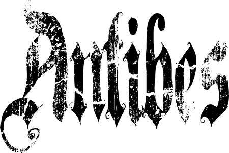 Abstract Antibes signのイラスト素材