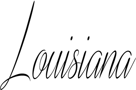 the word Louisiana on white backgroundのイラスト素材